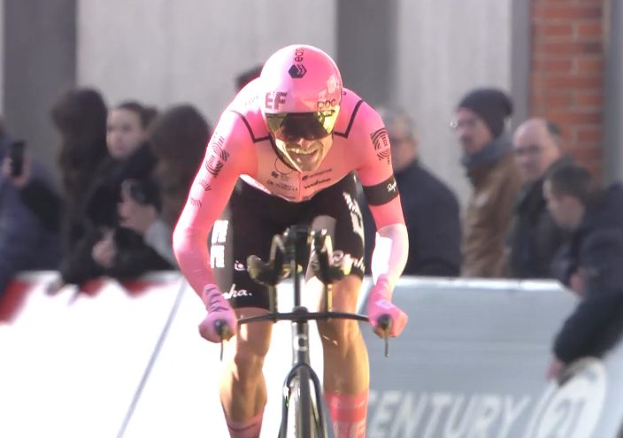 Novel Paris-Nice team chrono sees EF Education rider swap pink for yellow