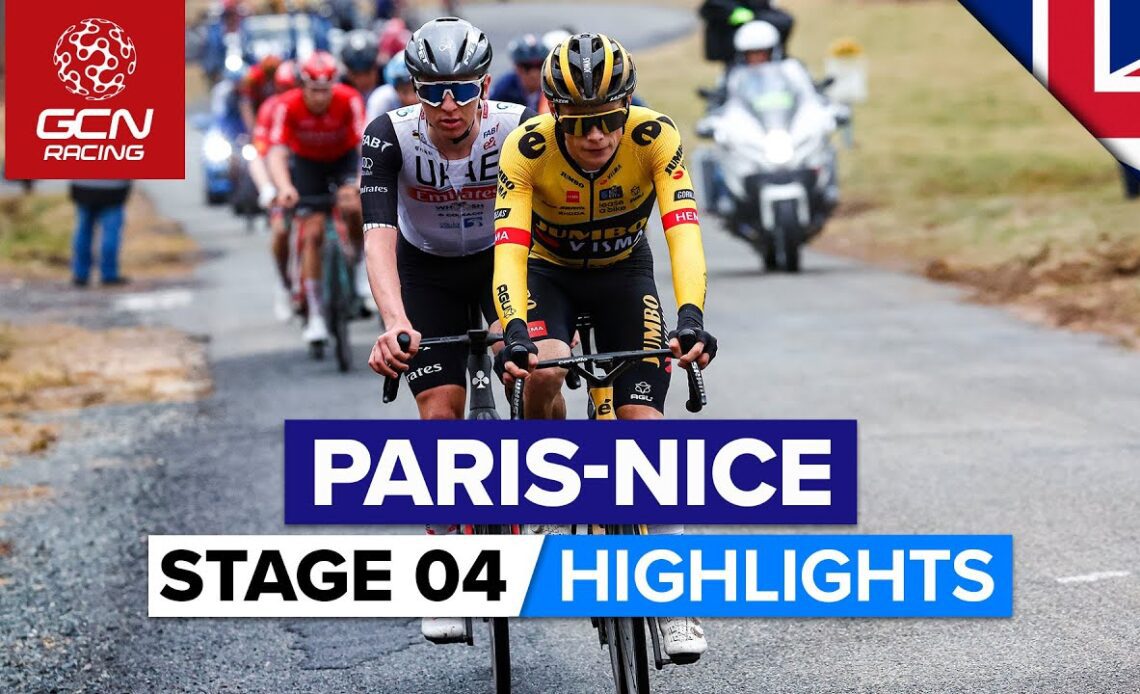 Pogačar vs Vingegaard! Titans On The Attack On Summit Finish | Paris-Nice 2023 Highlights - Stage 4