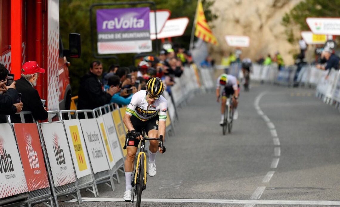 Primož Roglič powers to victory on stage five of the Volta a Catalunya