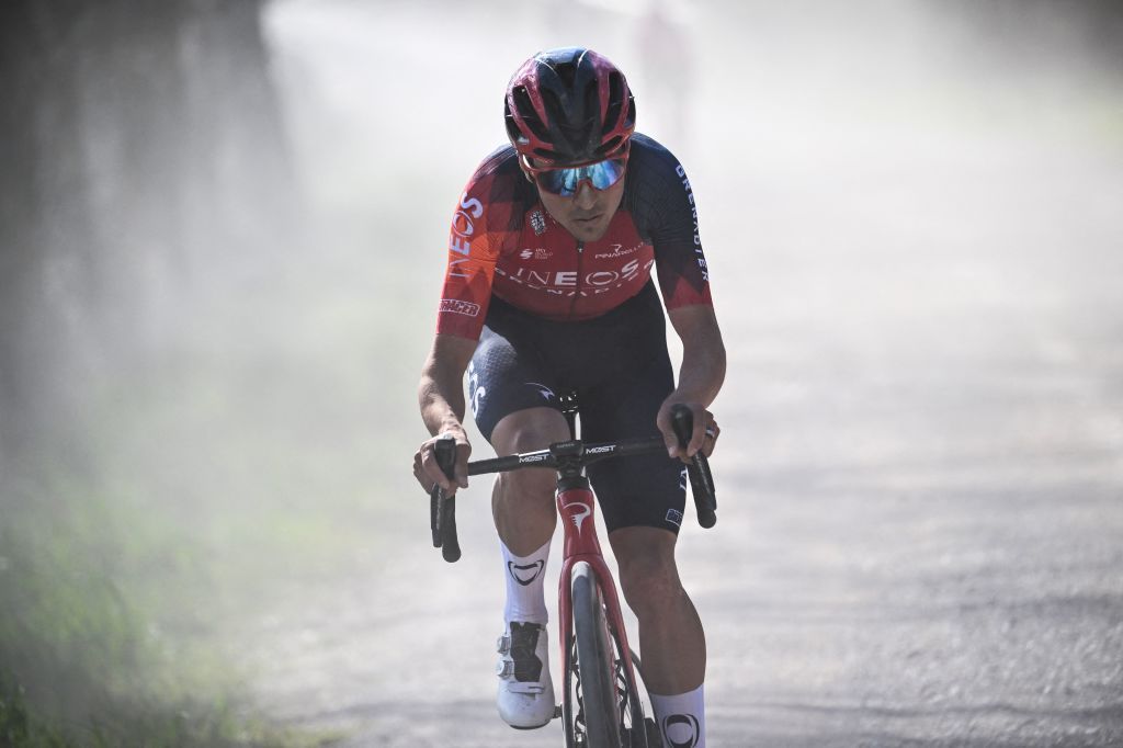 Tom Pidcock rampages to victory at Strade Bianche