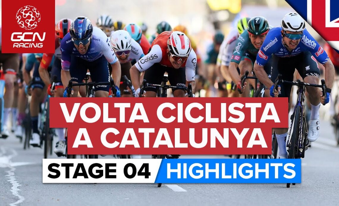 Tight Finish After Frantic Sprint | Volta A Catalunya 2023 Highlights - Stage 4