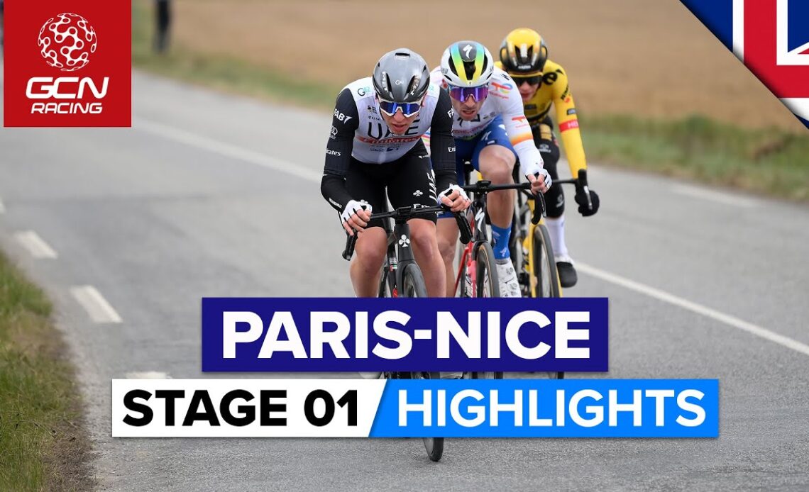 Tour de France Champions Already On The Attack! | Paris-Nice 2023 Highlights - Stage 1