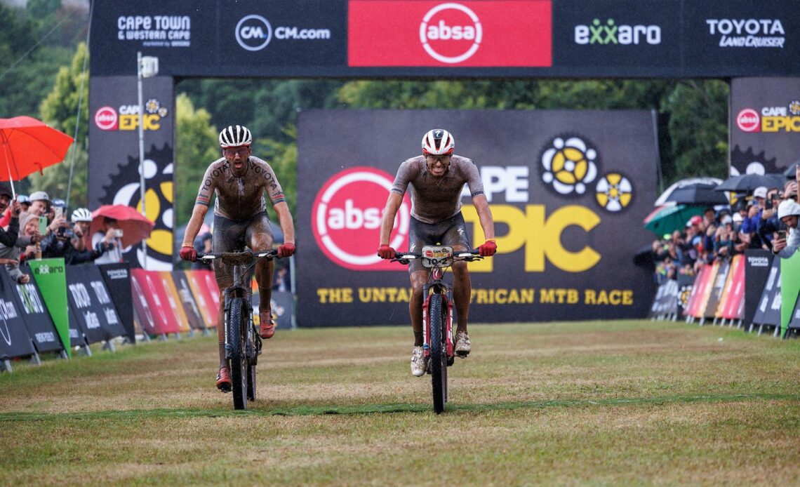 Two wild days of upheaval crown Cape Epic champions