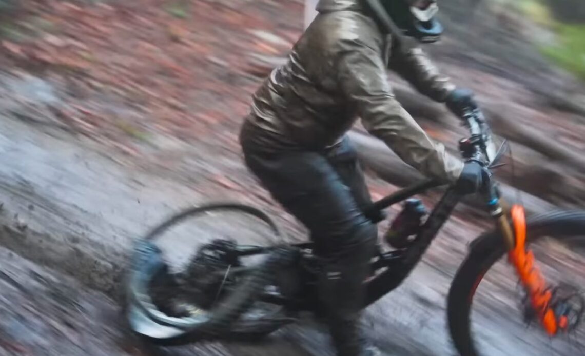 Watch: wet and wild practice highlights from Derby World Cup Enduro
