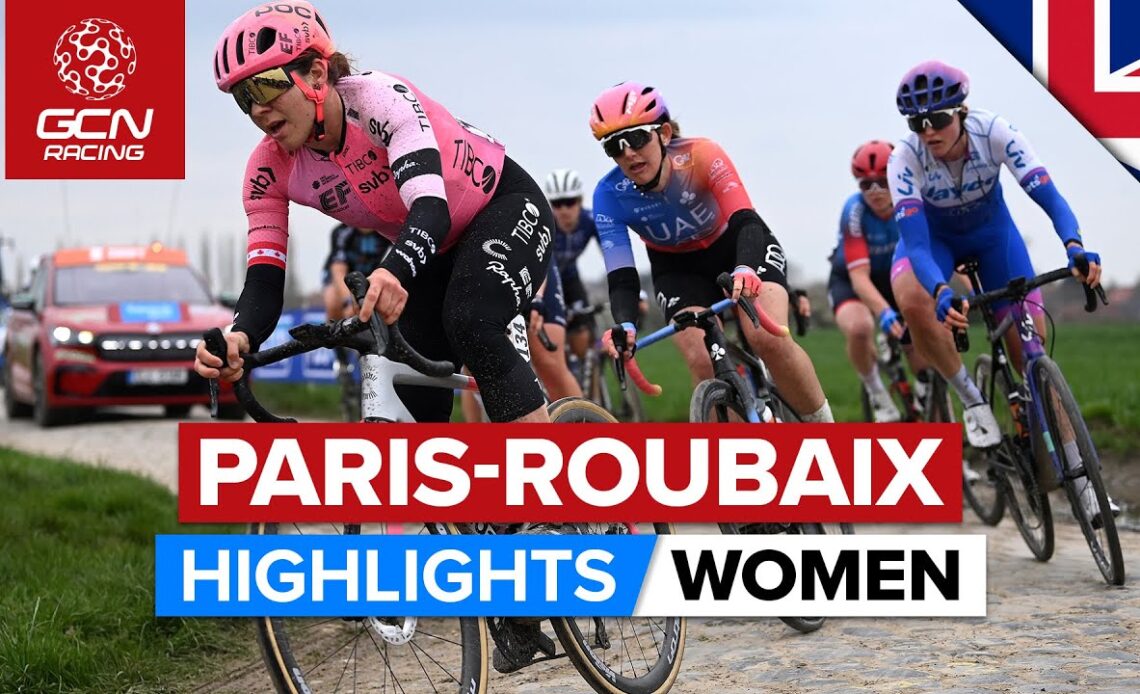 A Tense Finale To An Incredible Day In Hell! | Paris-Roubaix Femmes Avec Zwift - 2023 Highlights