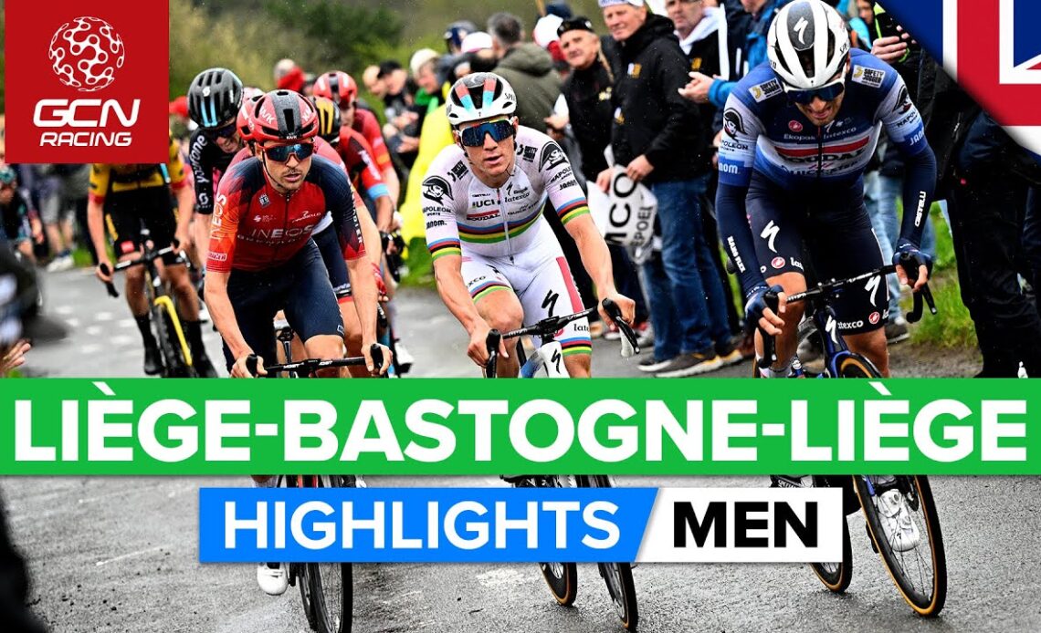 Dominant Solo Victory! | Liège-Bastogne-Liège 2023 Highlights - Men