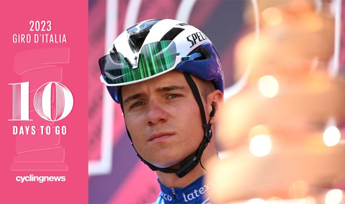 Remco Evenepoel features on the Giro d