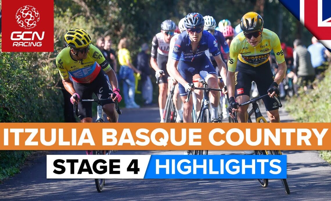 GC Favourites Go On The Attack! | Itzulia Basque Country 2023 Highlights - Stage 4