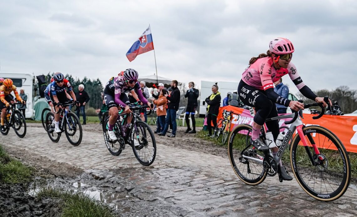 Highlights: 2023 Paris-Roubaix Femmes avec Zwift
