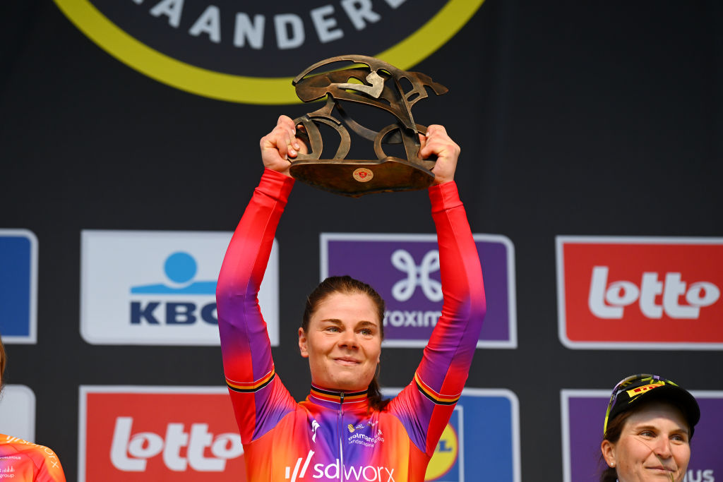 Kopecky makes history with second consecutive Tour of Flanders victory