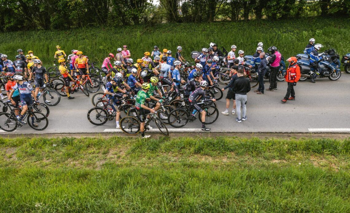 Stage 6 of the Tour de Bretagne cancelled after massive crash