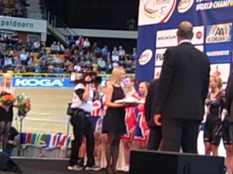 TRACK WORLDS: Women's Team Pursuit Awards Ceremony