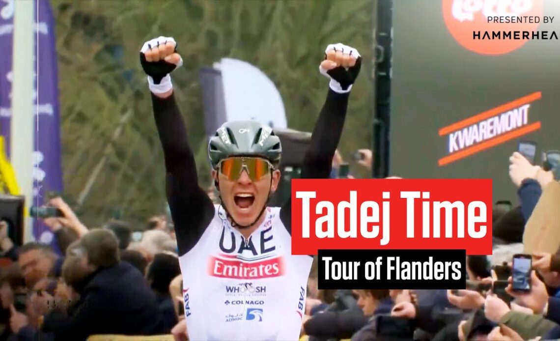 Tadej Pogacar's History-Making 2023 Tour Of Flanders Win