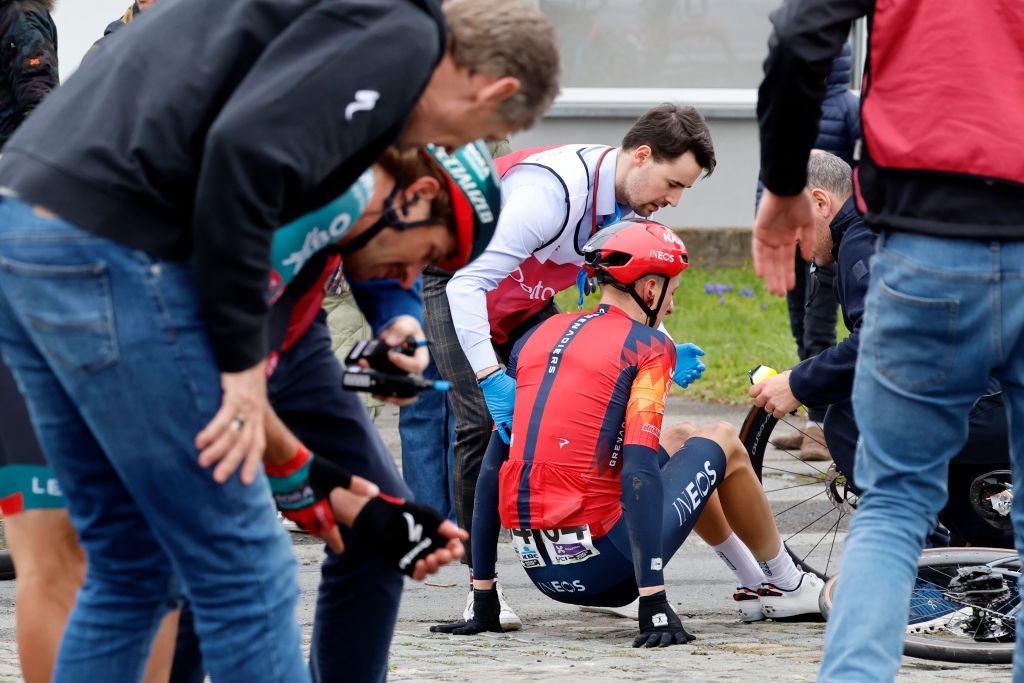 Tour of Flanders injury list – Sagan, Mohoric, Girmay, Wellens, Turner caught in crash carnage