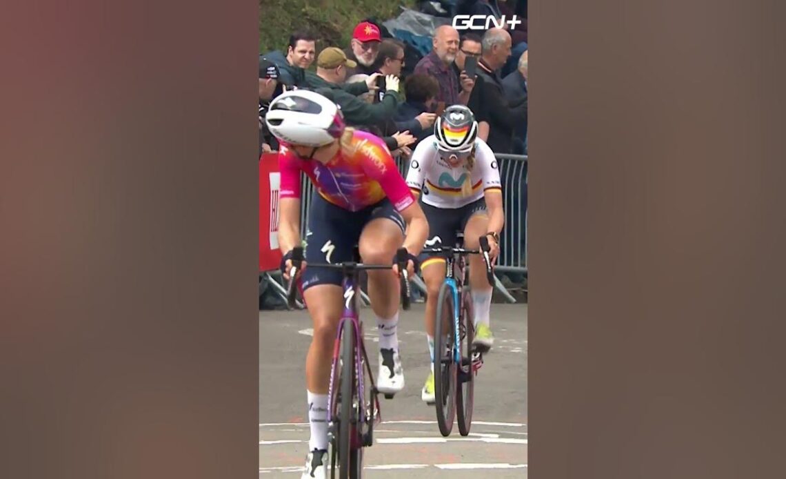 Vollering Turns The Screw On The Mur de Huy! #shorts