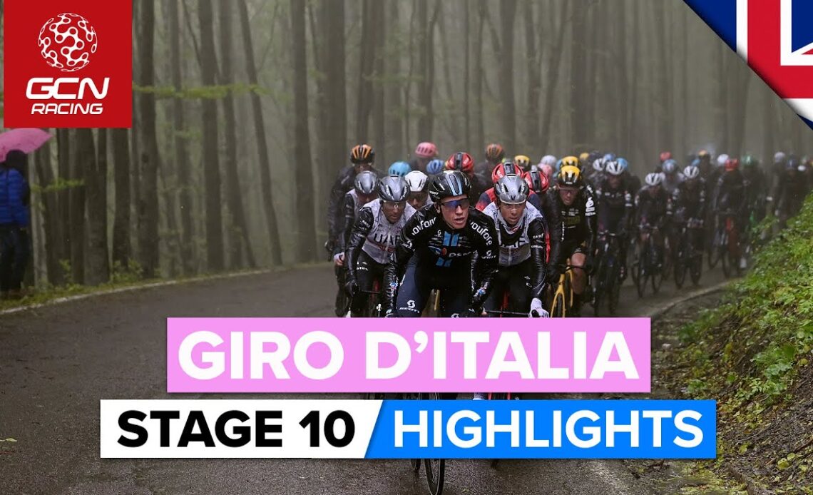 Breakaway Vs Sprinters In Some Abysmal Weather! | Giro D'Italia 2023 Highlights - Stage 10