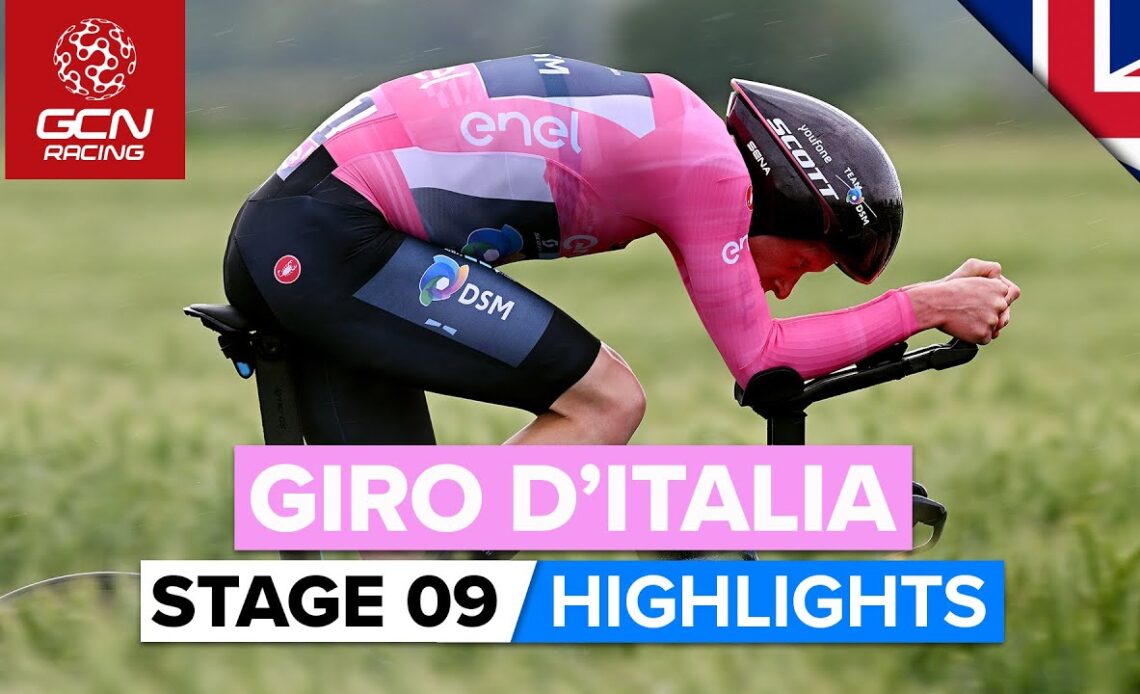 Dramatic Time Trial Decided By Seconds! | Giro D'Italia 2023 Highlights - Stage 9
