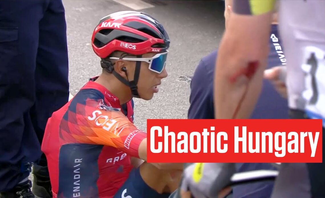 Egan Bernal And Others Crash In Tour Of Hongrie 2023