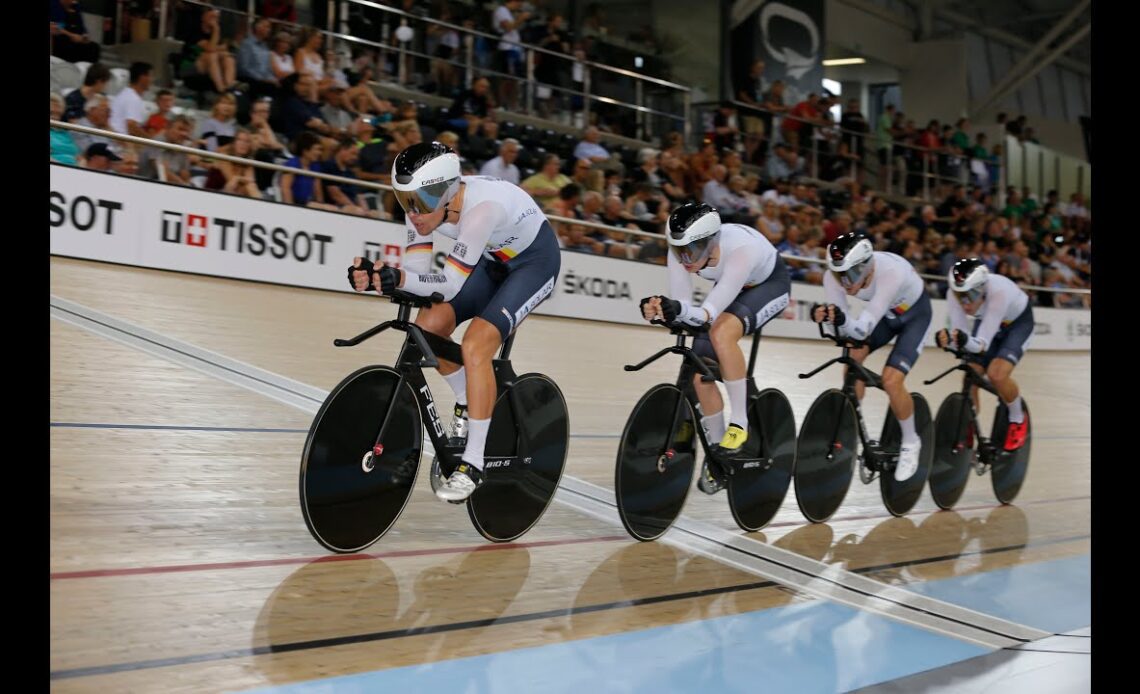 Men's Pursuit Gold Final - Track Cycling World Cup – Cambridge, New Zealand