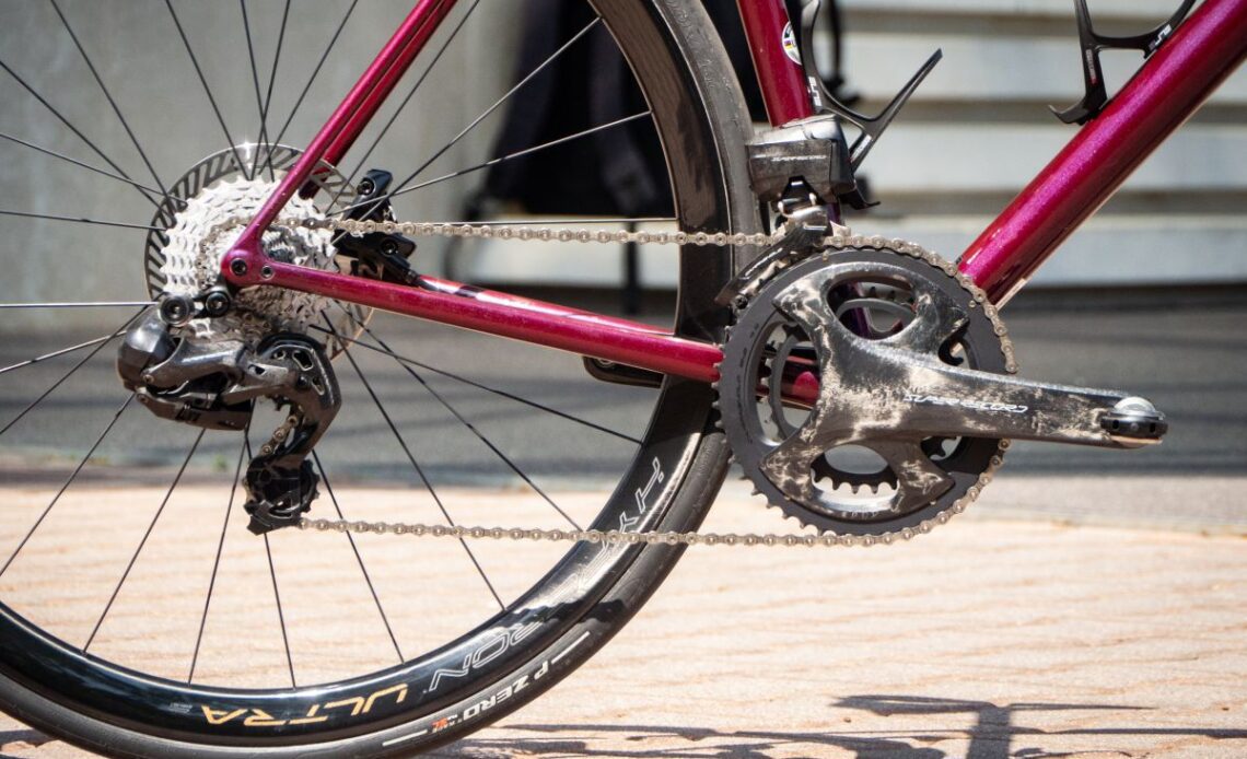 New Campagnolo Super Record is wireless, disc brake only, and the thumb shifter is gone