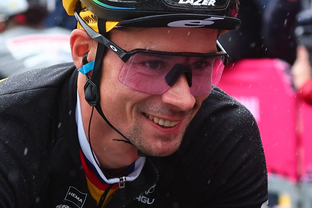 Primoz Roglic thankful for 'super good luck' after near miss in Giro d'Italia crashes
