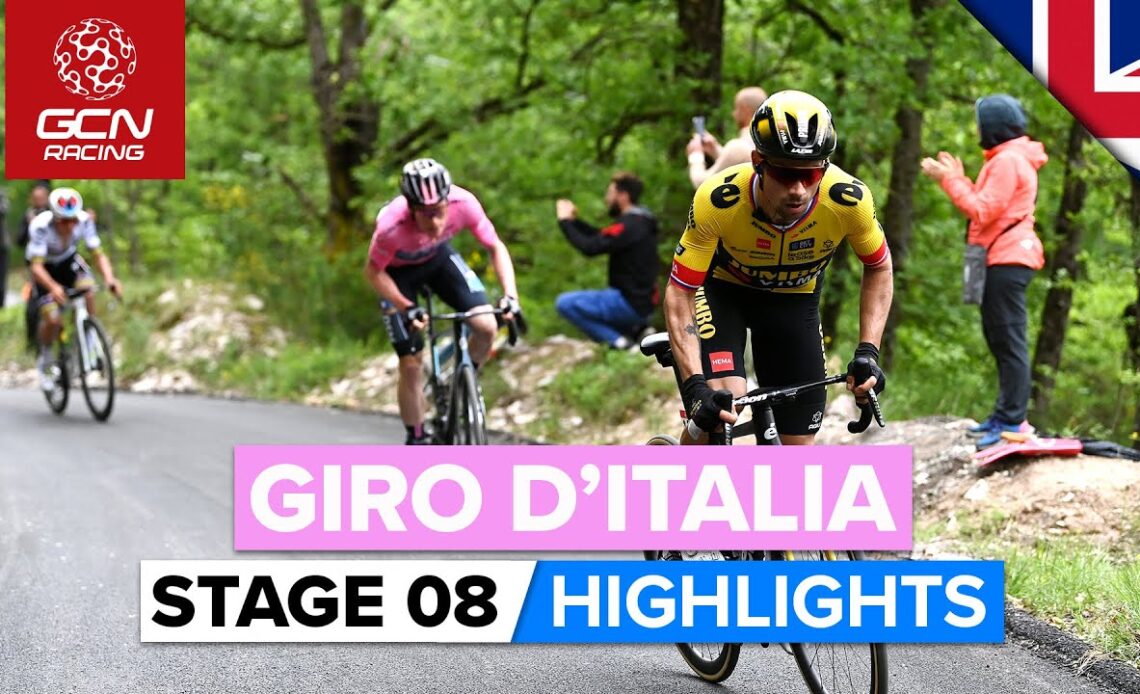Punchy Finale Sees The GC Action Kick Off! | Giro D'Italia 2023 Highlights - Stage 8