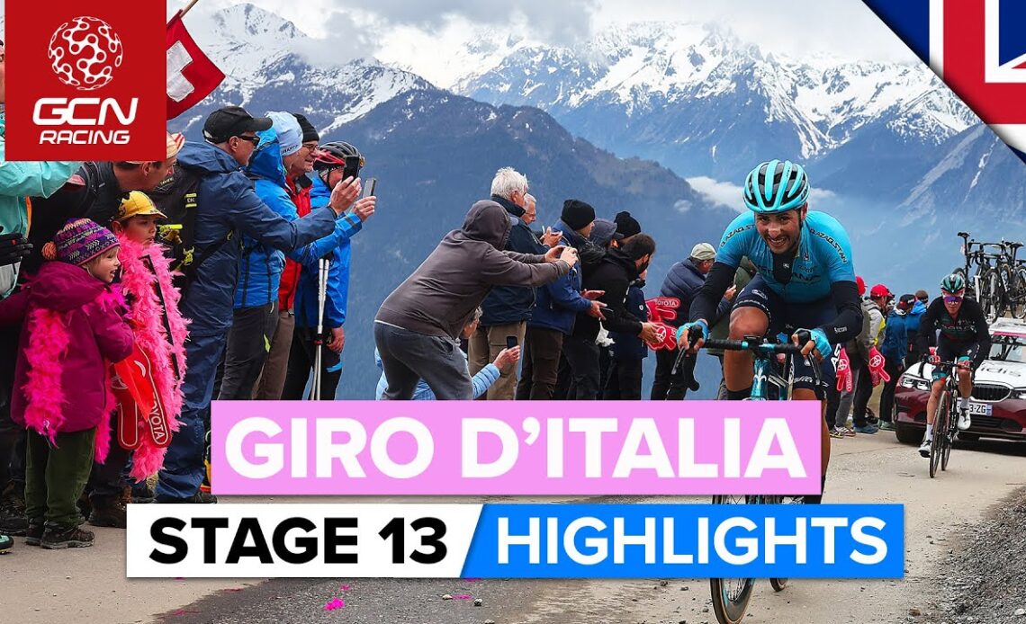 Shortened Stage Brings Drama In The High Mountains! | Giro D'Italia 2023 Highlights - Stage 13