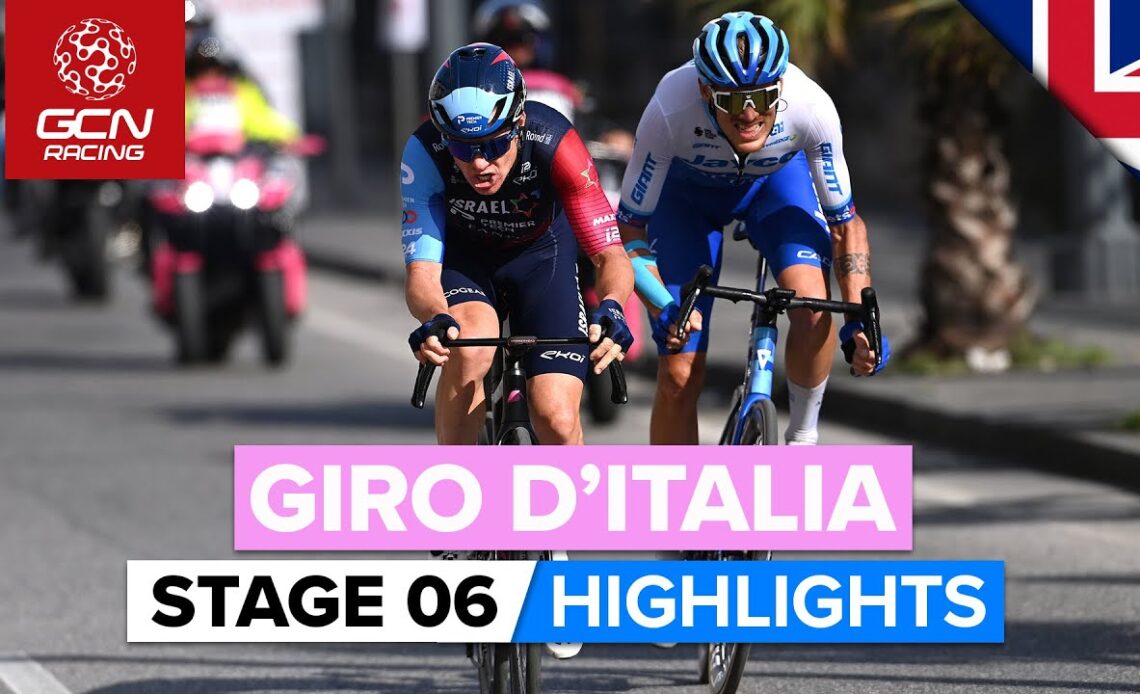 Tense Finale As Peloton Chases Breakaway! | Giro D'Italia 2023 Highlights - Stage 6