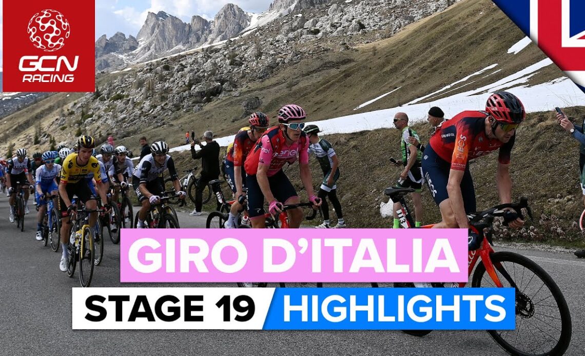 The Queen Stage And Cima Coppi For Riders To Battle! | Giro D'Italia 2023 Highlights - Stage 19