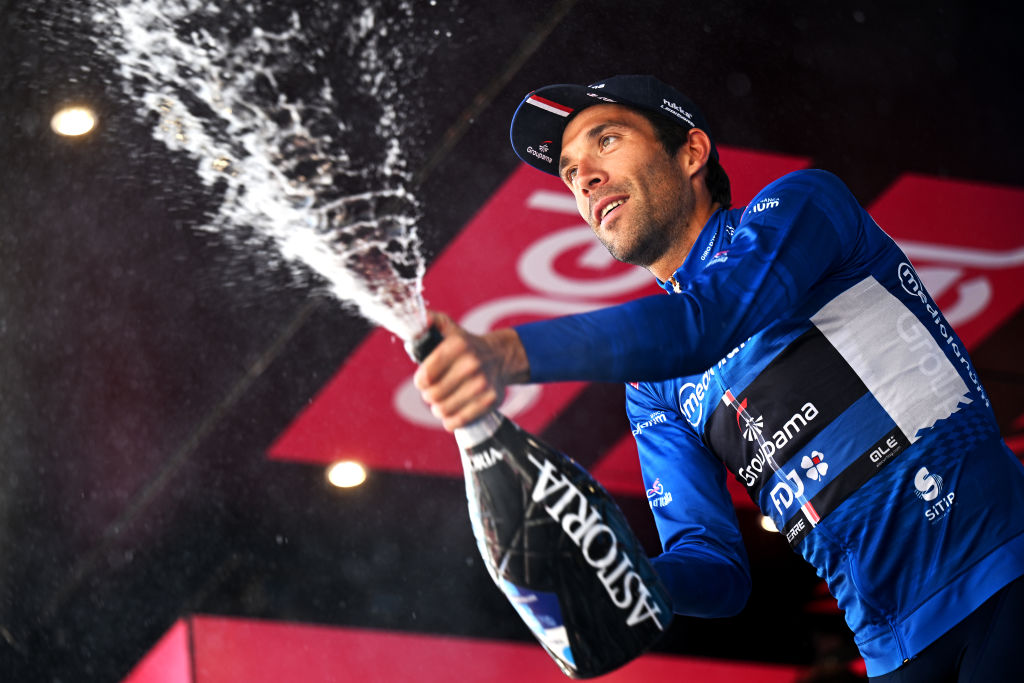 Thibaut Pinot second again on his last dance Giro d'Italia breakaway