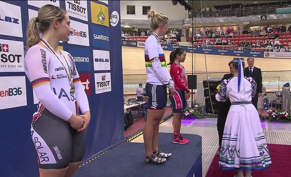 Women's Sprint, Medal Ceremony - 2013 UCI World Track Championships