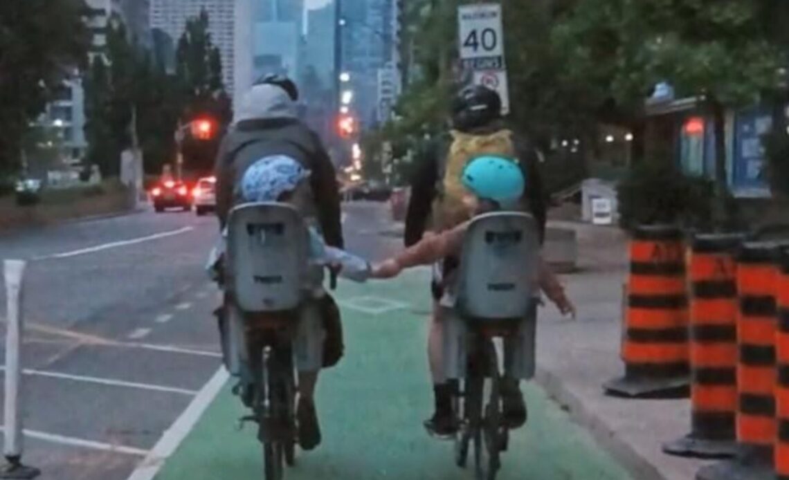 A beautiful video of two happy kids shows why bike lanes are so important