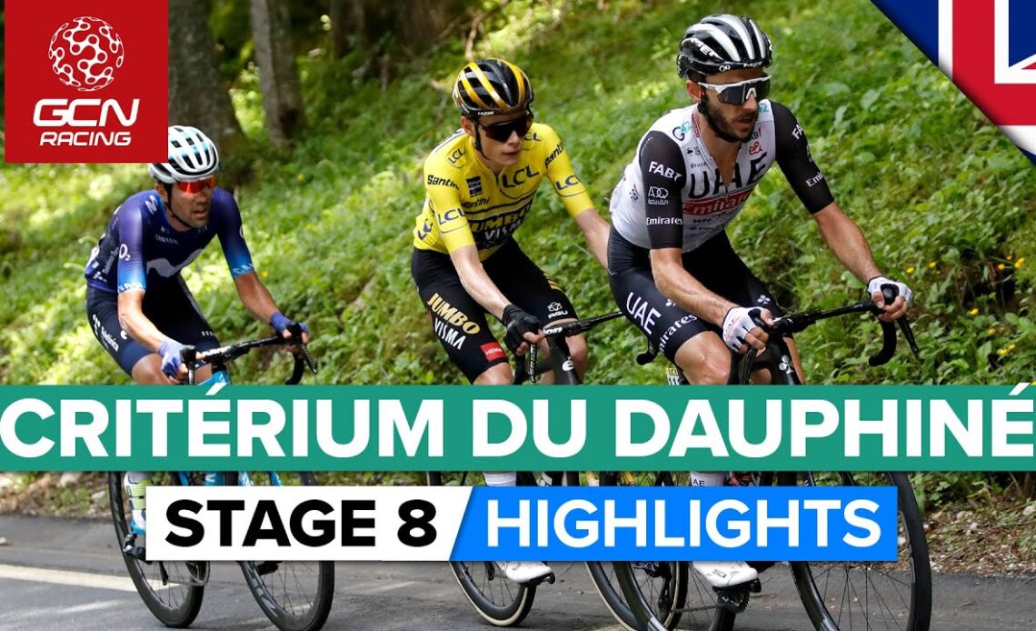 Fireworks Up Brutal Final Climb! | Critérium Du Dauphiné 2023 Highlights - Stage 8