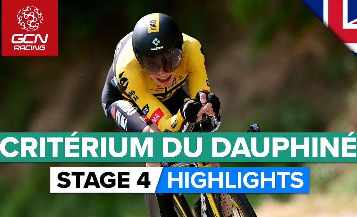 First Test For The GC Contenders! | Critérium Du Dauphiné 2023 Highlights - Stage 4