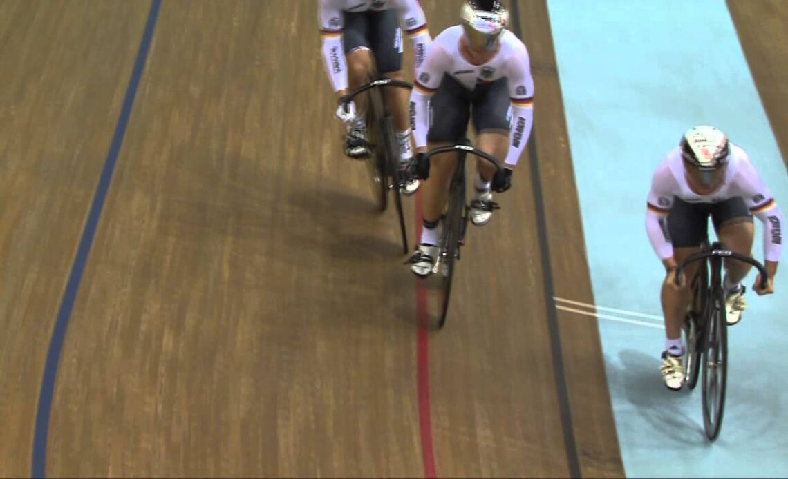 Germany v New Zealand - Men's Team Sprint Gold Final - 2013 UCI World Track Championships