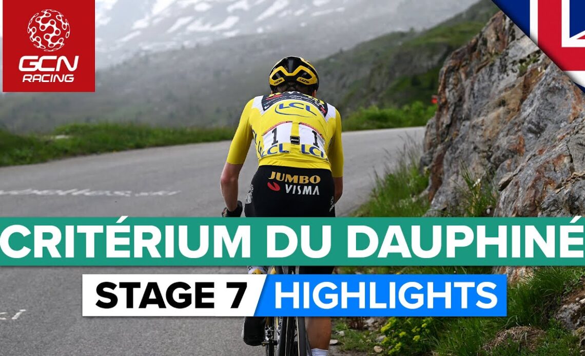 Huge Summit Finish For GC Men To Tackle! | Critérium Du Dauphiné 2023 Highlights - Stage 7