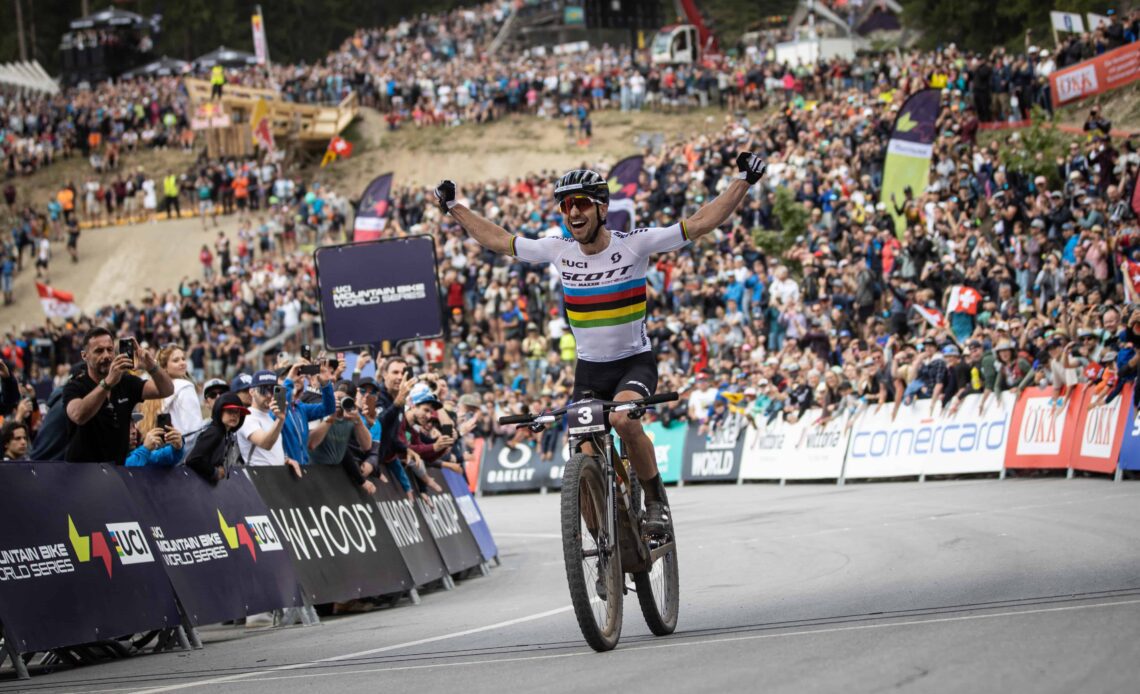 Nino Schurter secures record 34th World Cup victory in Lenzerheide