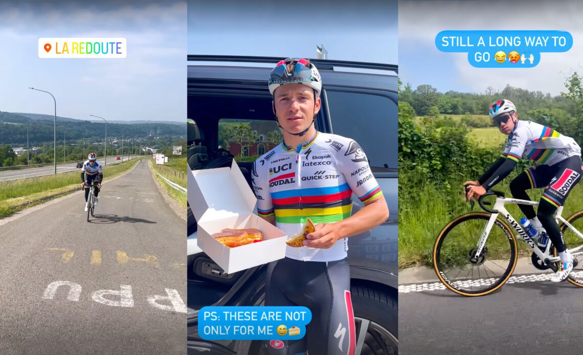 Remco Evenepoel logs 231km training ride with 4,335m of climbing ahead of Tour de Suisse