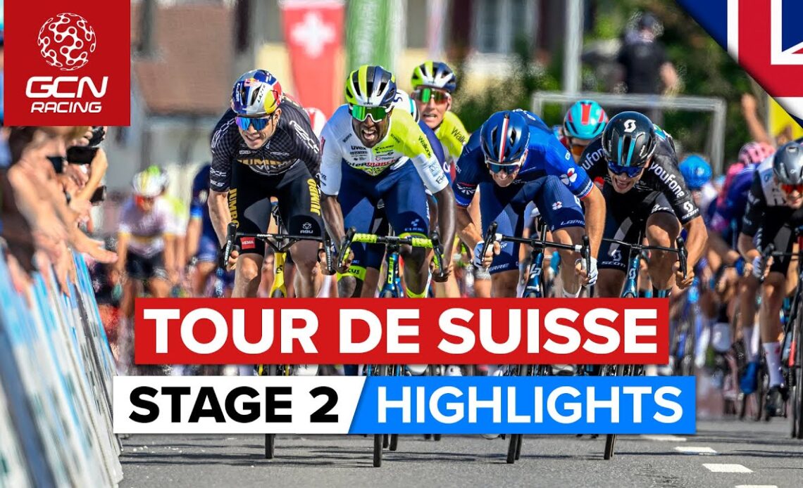 Sprint Showdown Followed By Wild Celebrations! | Tour de Suisse 2023 Highlights Men - Stage 2