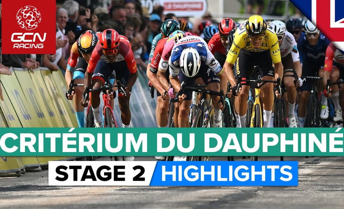 Unpredictable Finish After Attritional Day | Critérium Du Dauphiné 2023 Highlights - Stage 2
