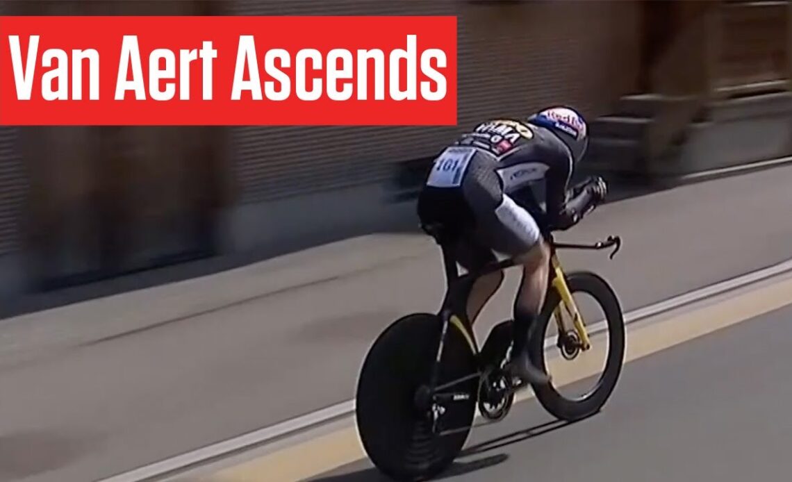 Watch Wout Van Aert Nearly Take Tour de Suisse TT Lead  🇧🇪