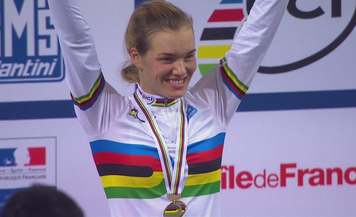 Womens 500m TT Final - 2015 UCI Track Cycling World Championships | St Quentin-en-Yvelines, France