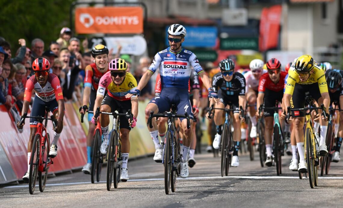 ‘I surprised myself’ - Julian Alaphilippe back to winning ways on stage two of Critérium du Dauphiné