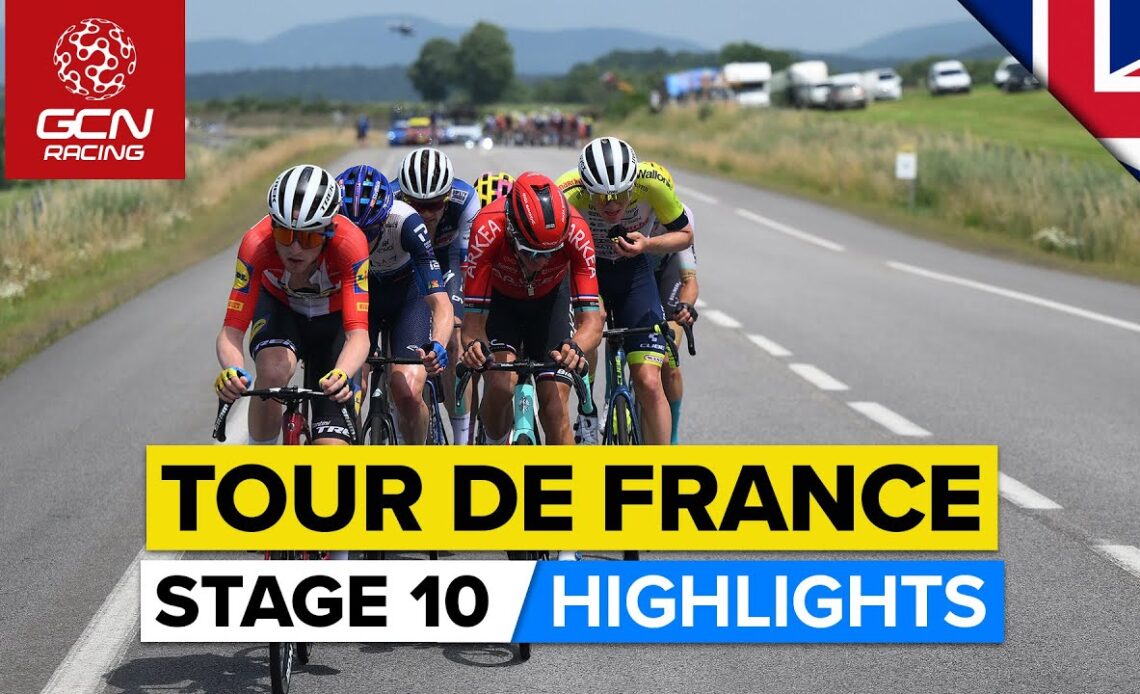 An Intense Day Of Racing On Brutal Terrain! | Tour De France 2023 Highlights - Stage 10