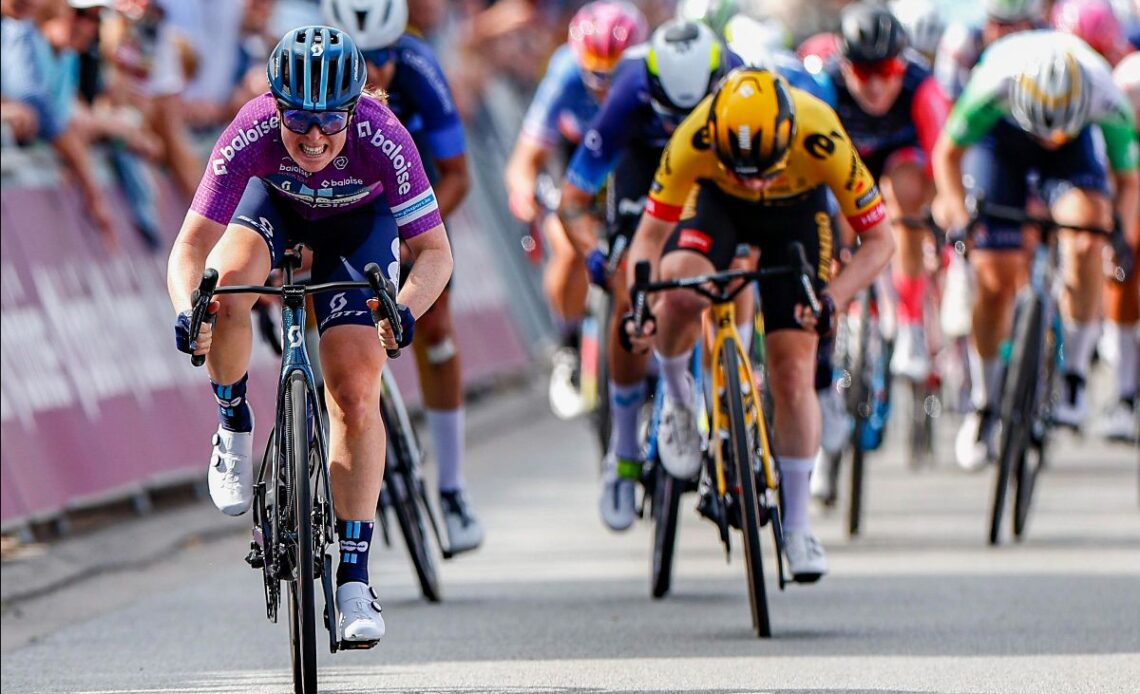 Baloise Ladies Tour: Charlotte Kool completes hat-trick of wins on stage 2