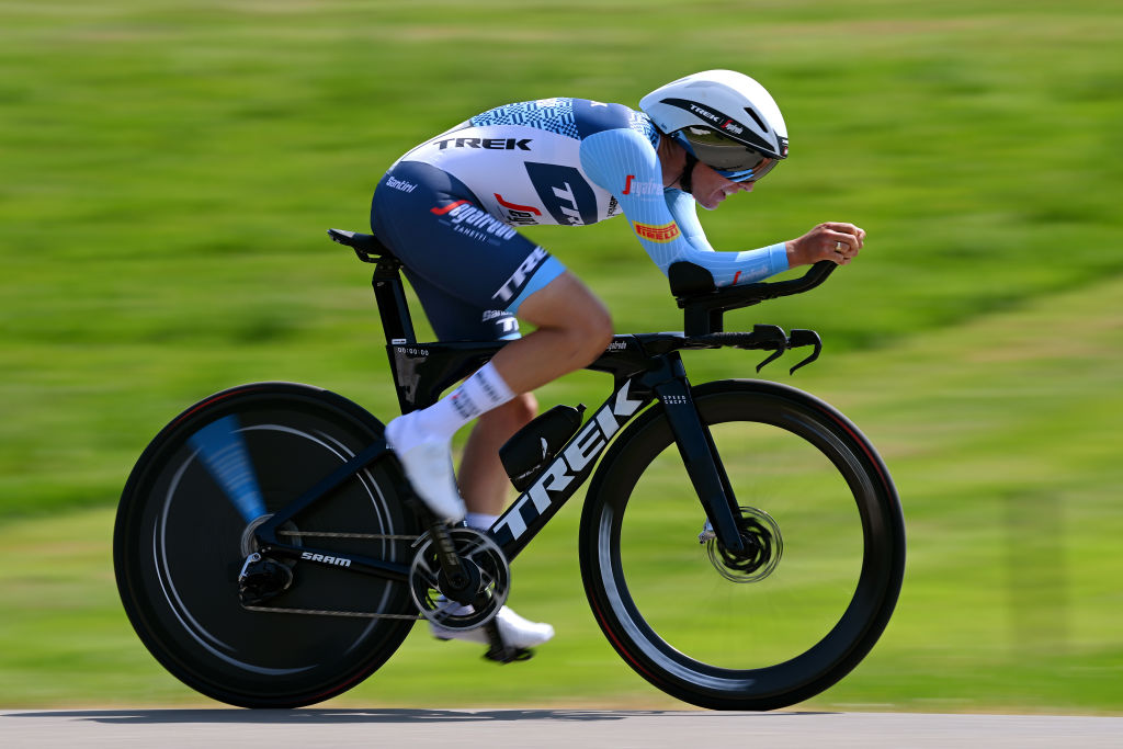 Baloise Ladies Tour: Lucinda Brand grabs race lead with stage 3b time trial victory