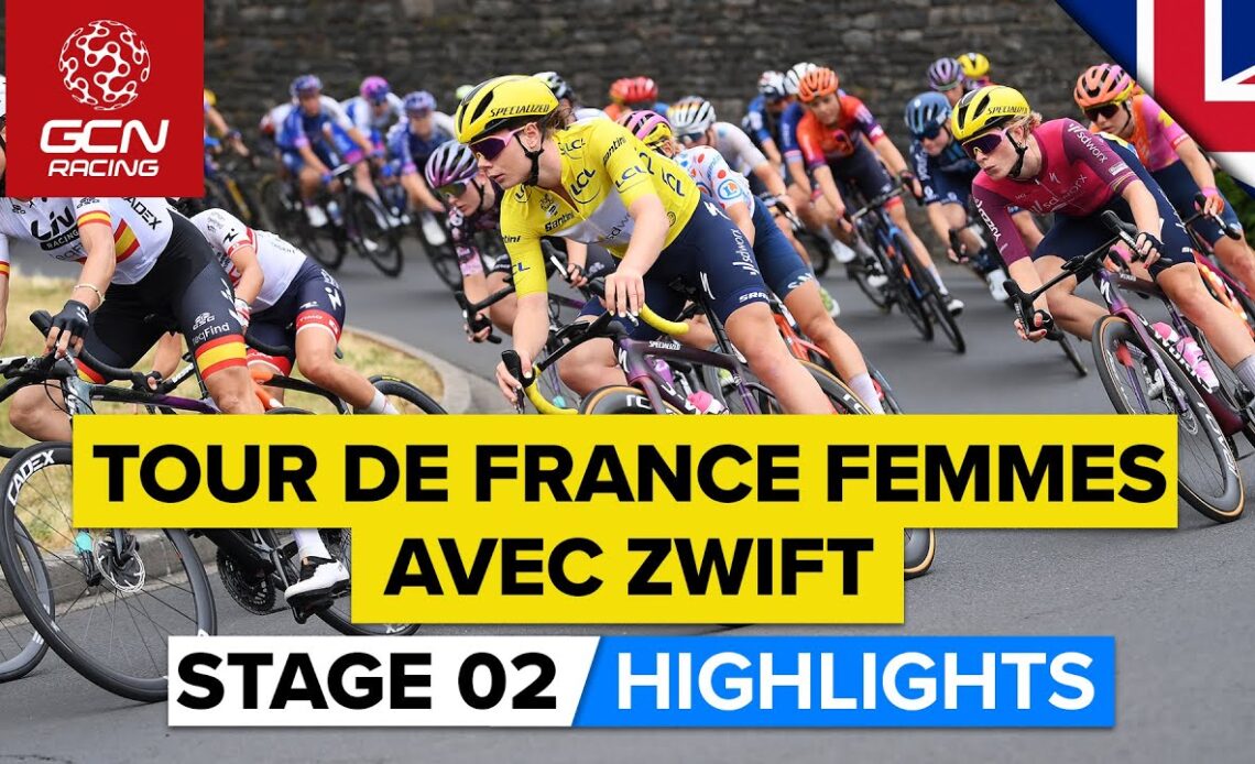 Big Day For The Puncheur's! | Tour De France Femmes Avec Zwift 2023 Highlights - Stage 2