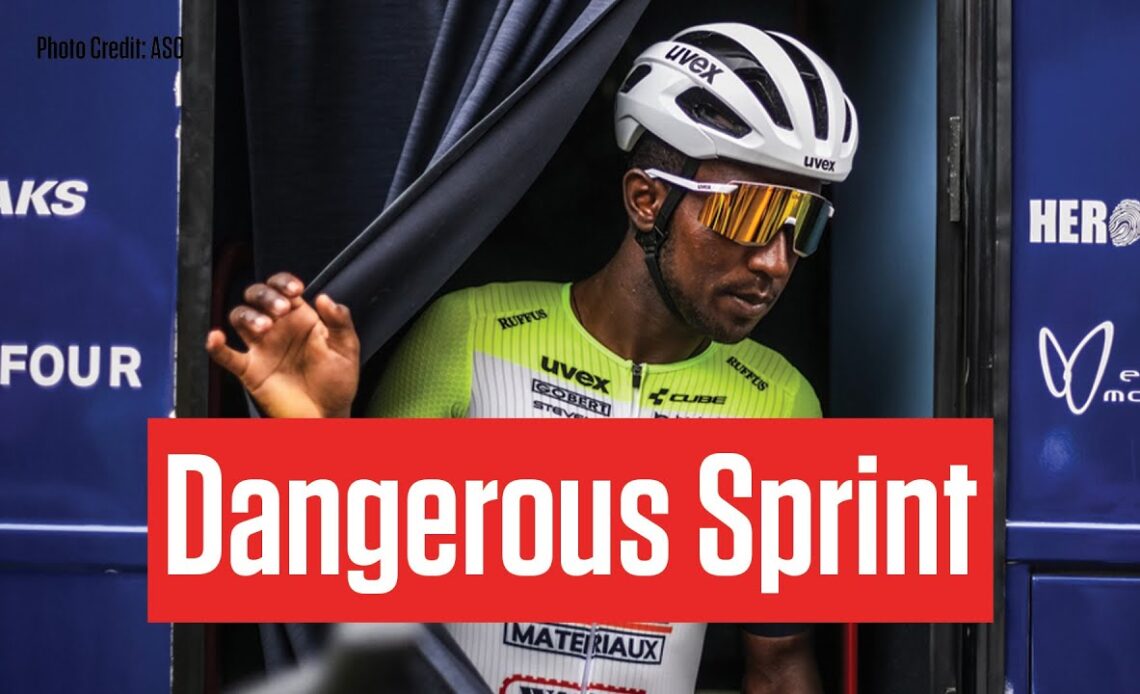 Biniam Girmay Says Stage 7 Sprint Was Dangerous At Tour de France 2023