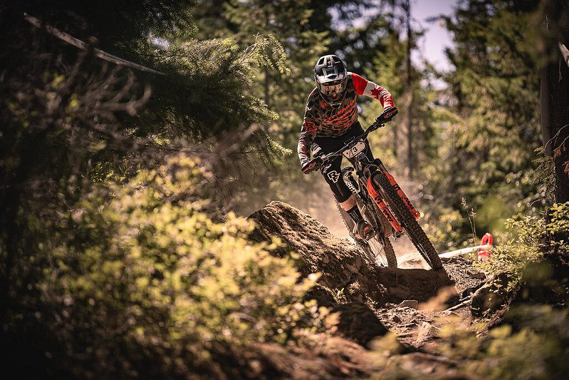 Jesse Melamed races EWS Whsitler