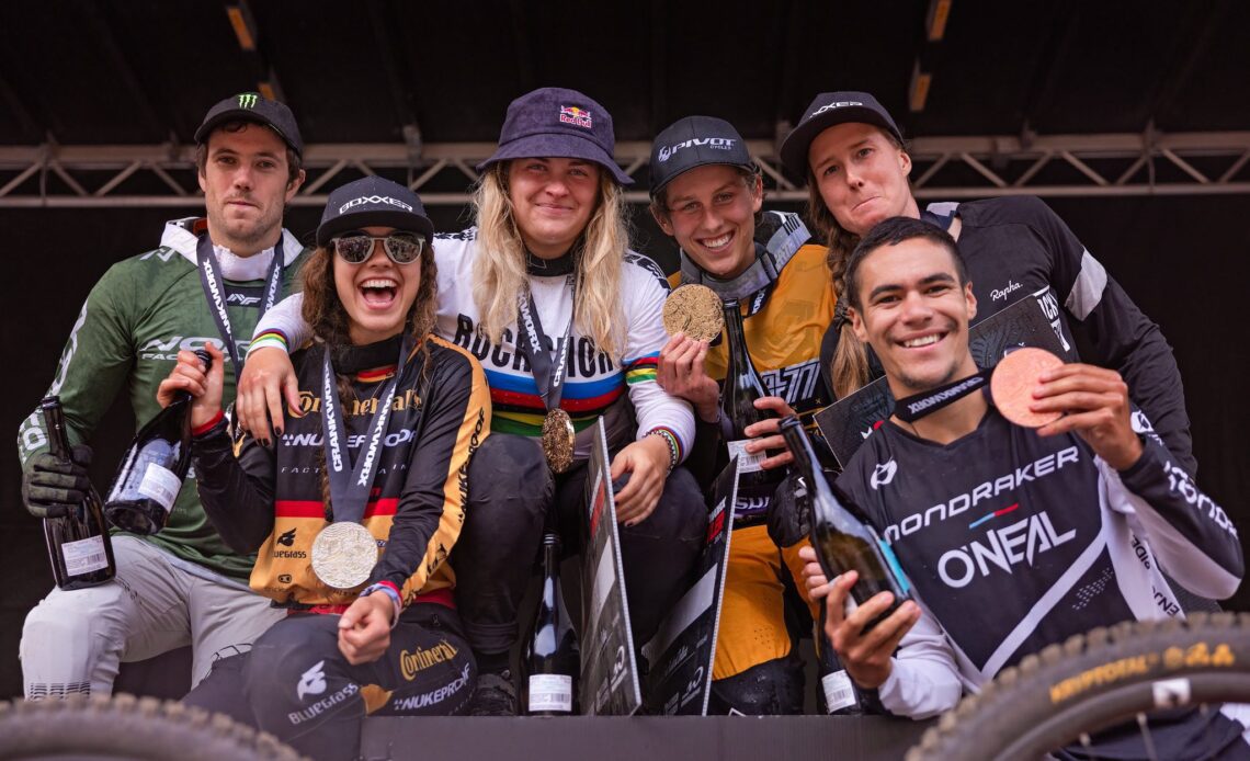 Men's and Women's Canadian Open podium